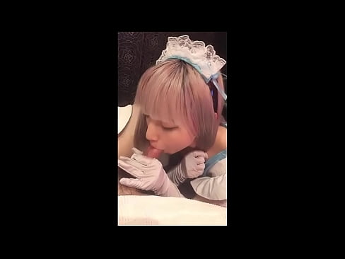 ❤️ Japanese Idol [mayuka], franskur vinnukonubúningur, 1. hluti, blástur og hristur af sér með húðkrem Heimabakað klám á is.nudexxx.ru